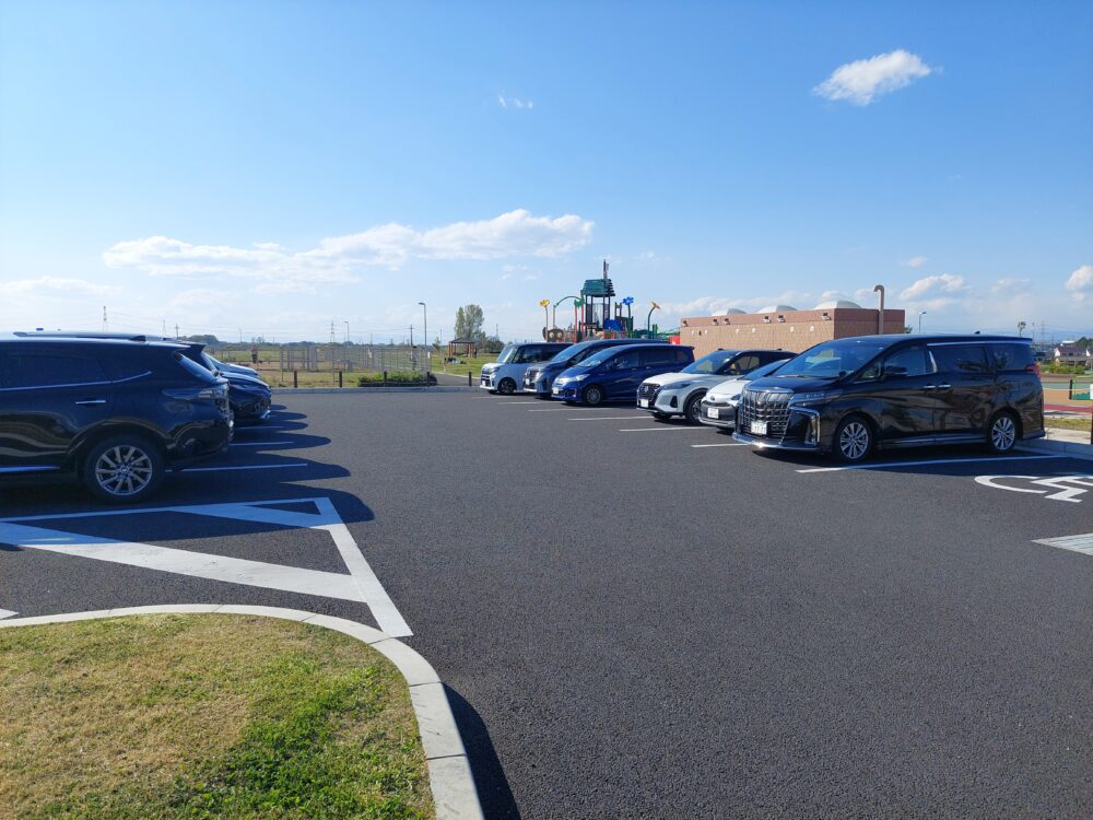 大間近隣公園の駐車場