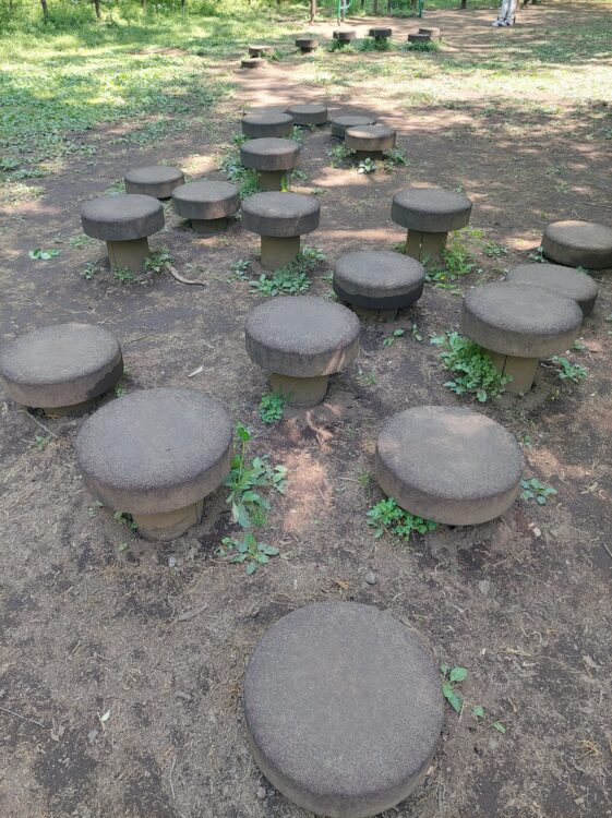 智光山公園・わんぱくの森の遊具