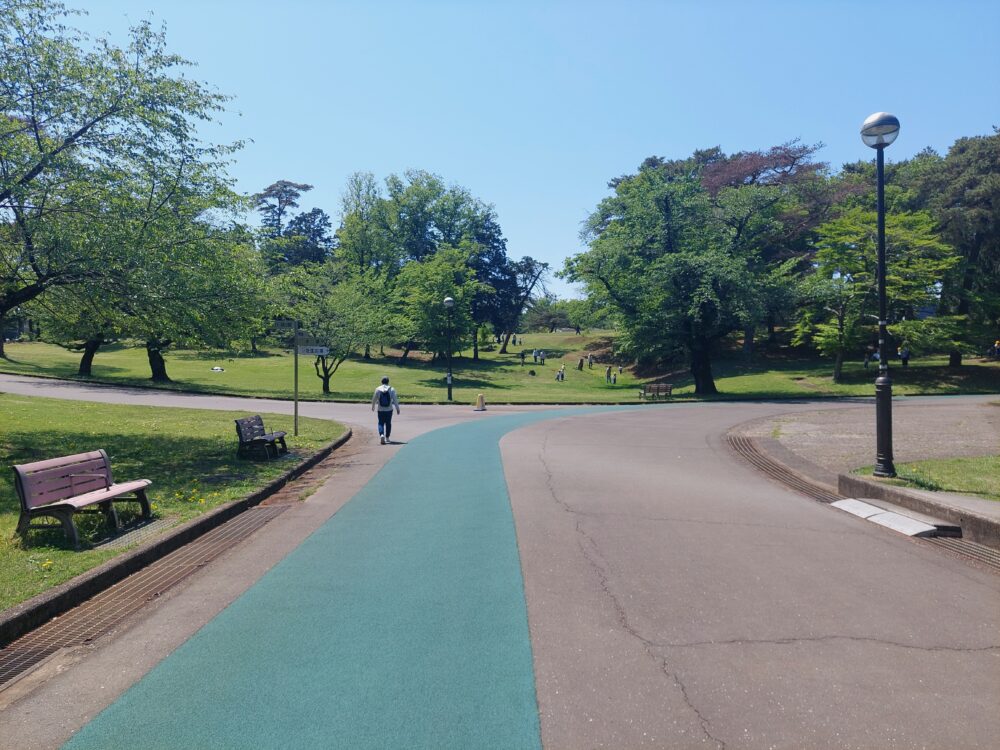 狭山稲荷山公園のウォーキングゾーン