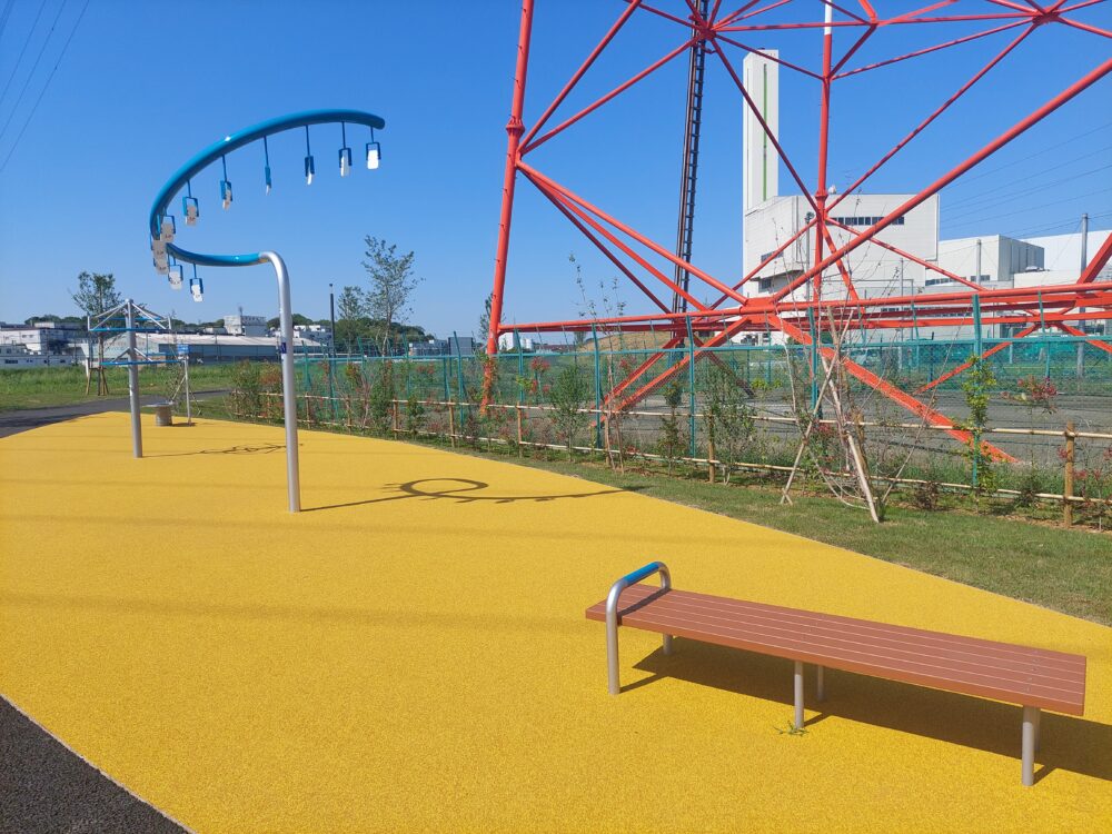 大和田水辺の丘公園の健康遊具