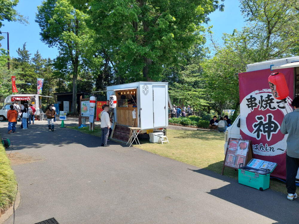 東松山ぼたん園のキッチンカー