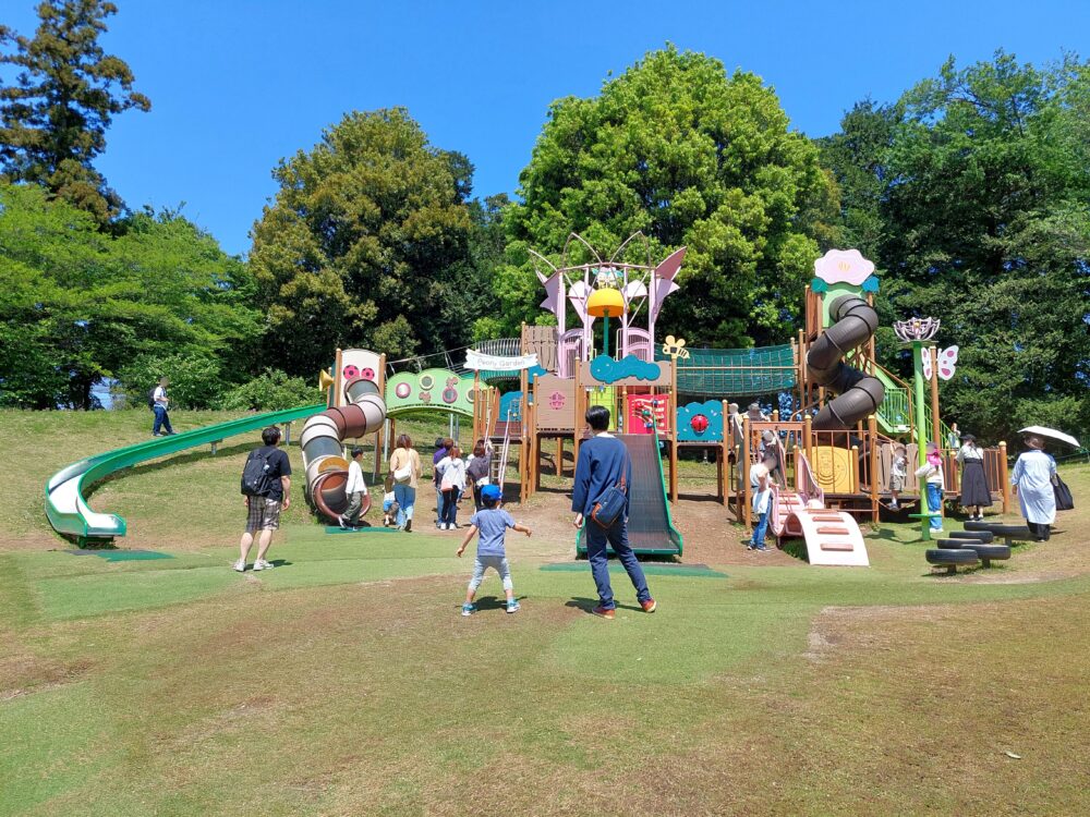 東松山ぼたん園の大型複合遊具