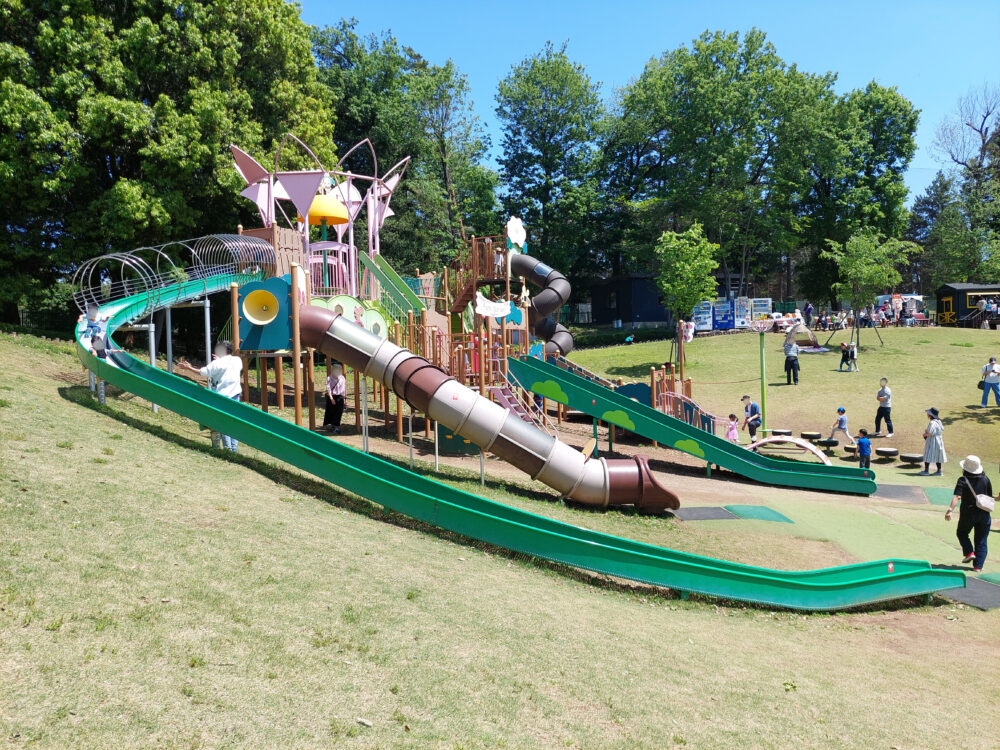 東松山ぼたん園の大型複合遊具