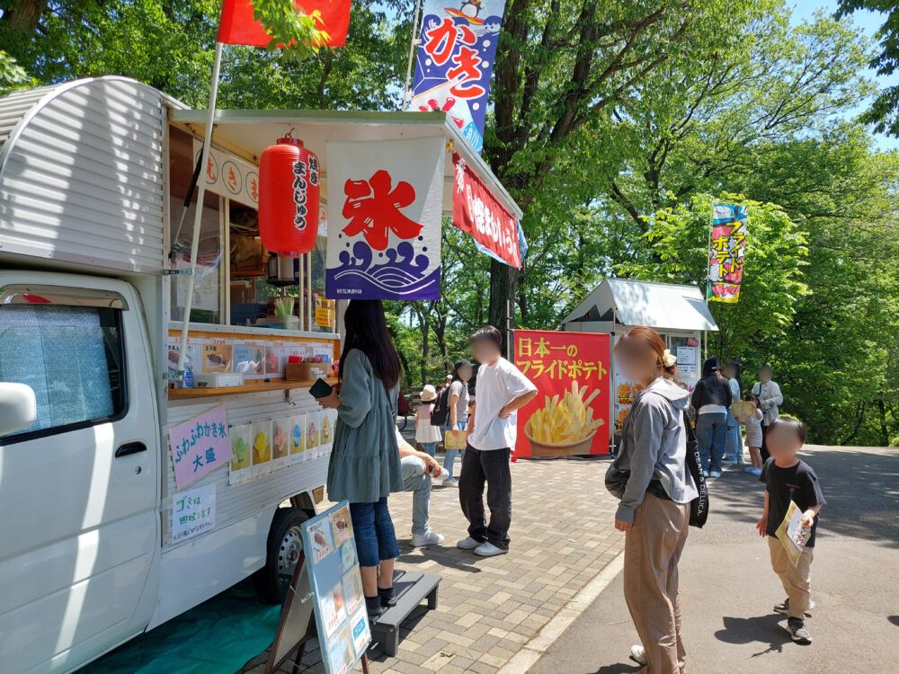 東松山ぼたん園のキッチンカー