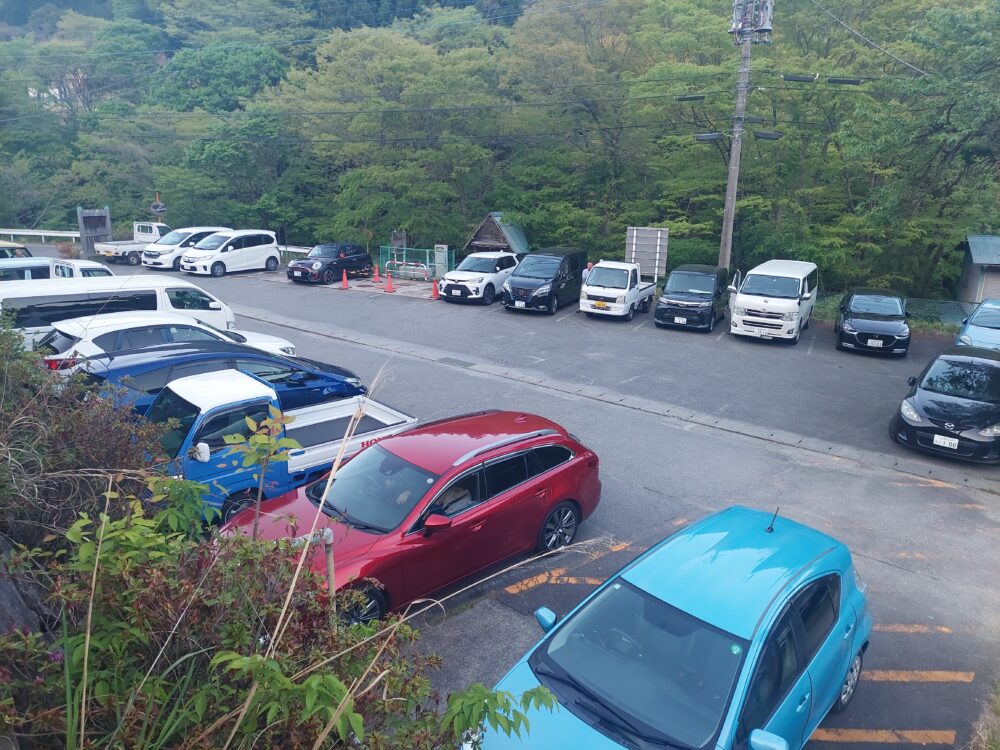 みとみ笛吹の湯の駐車場