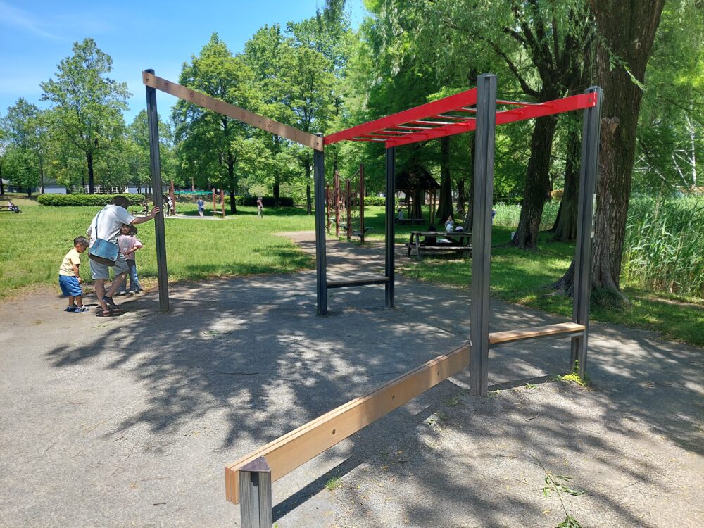 三橋総合公園の健康遊具