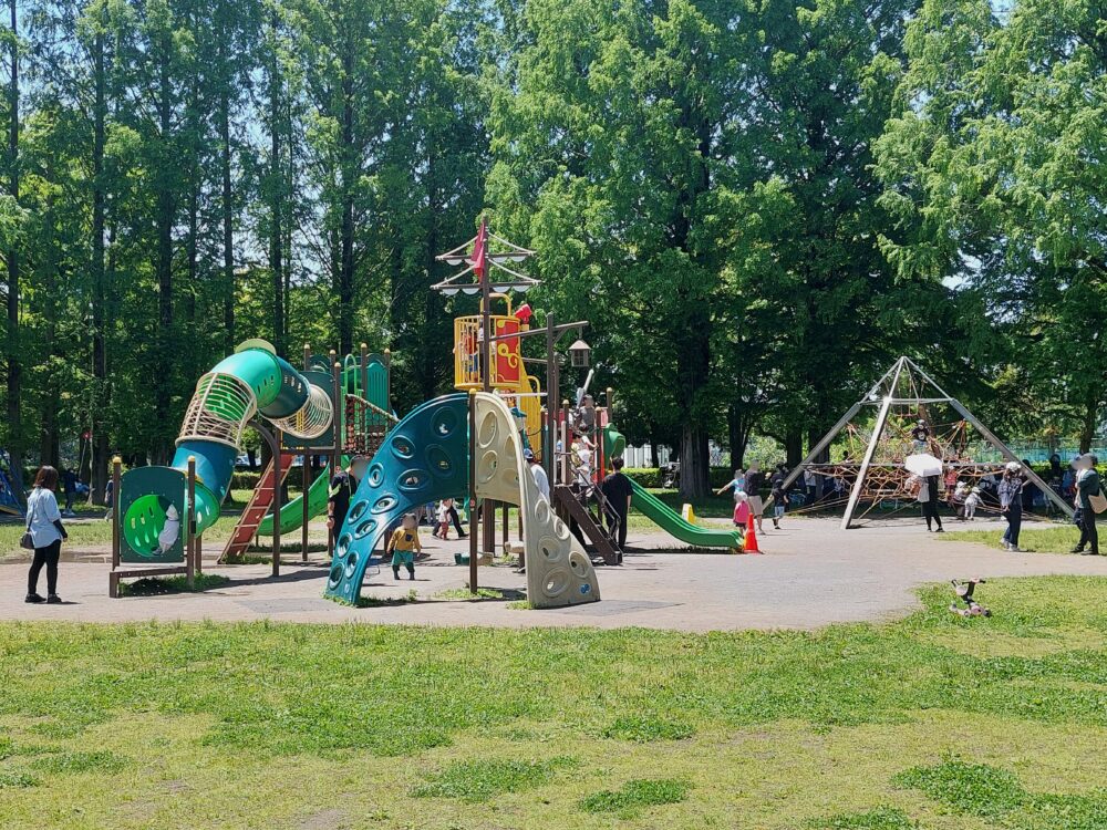 三橋総合公園のトリム広場