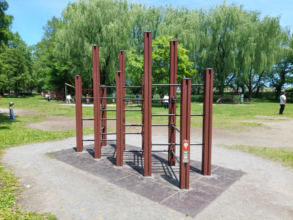 三橋総合公園のアスレチック遊具
