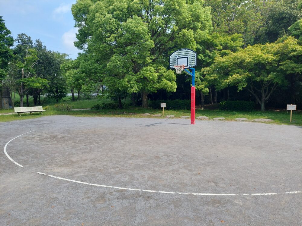 西城沼公園のバスケットゴール