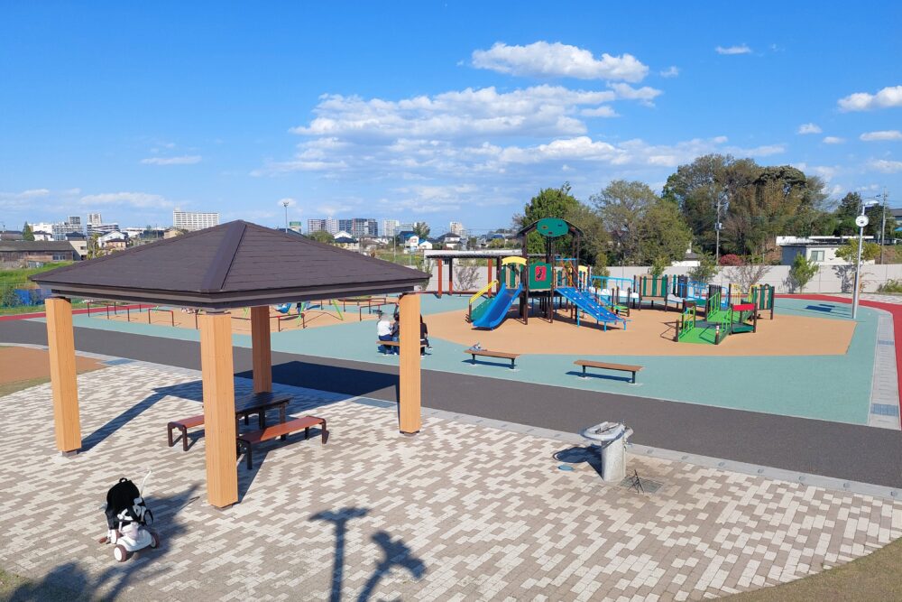 大間近隣公園のインクルーシブ遊具エリア