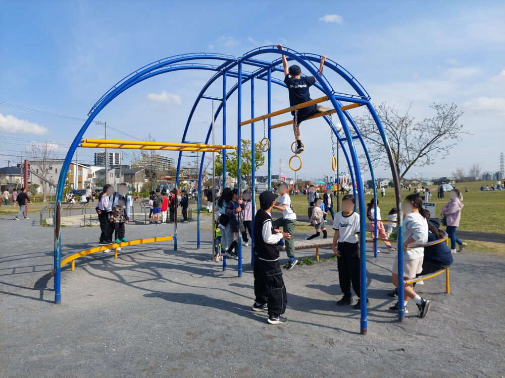 美南中央公園の健康遊具
