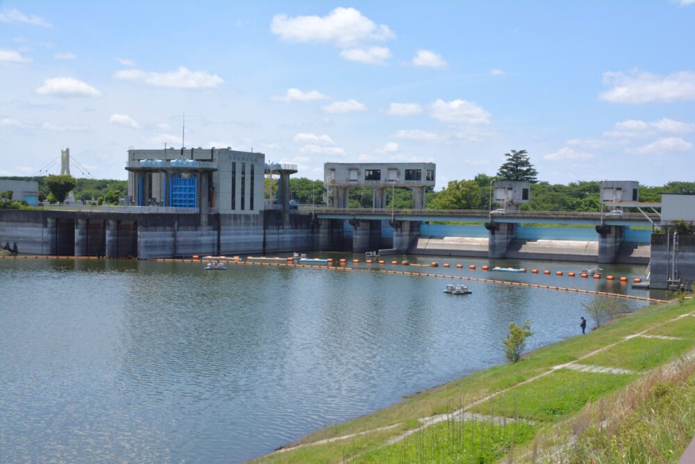 権現堂調節池の水門