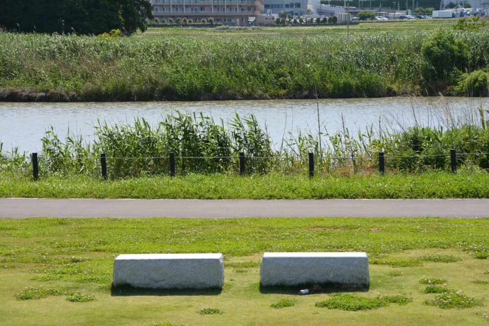 春日部夢の森公園・北園の腰かけ