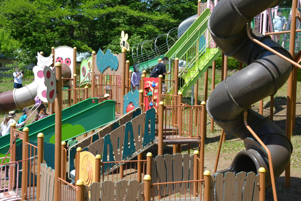 東松山ぼたん園の大型複合遊具