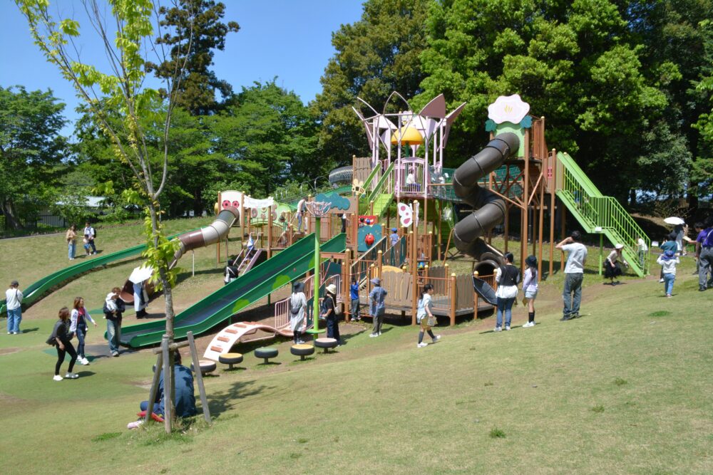 東松山ぼたん園の大型複合遊具
