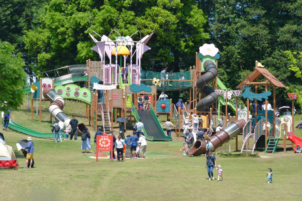 東松山ぼたん園の大型複合遊具