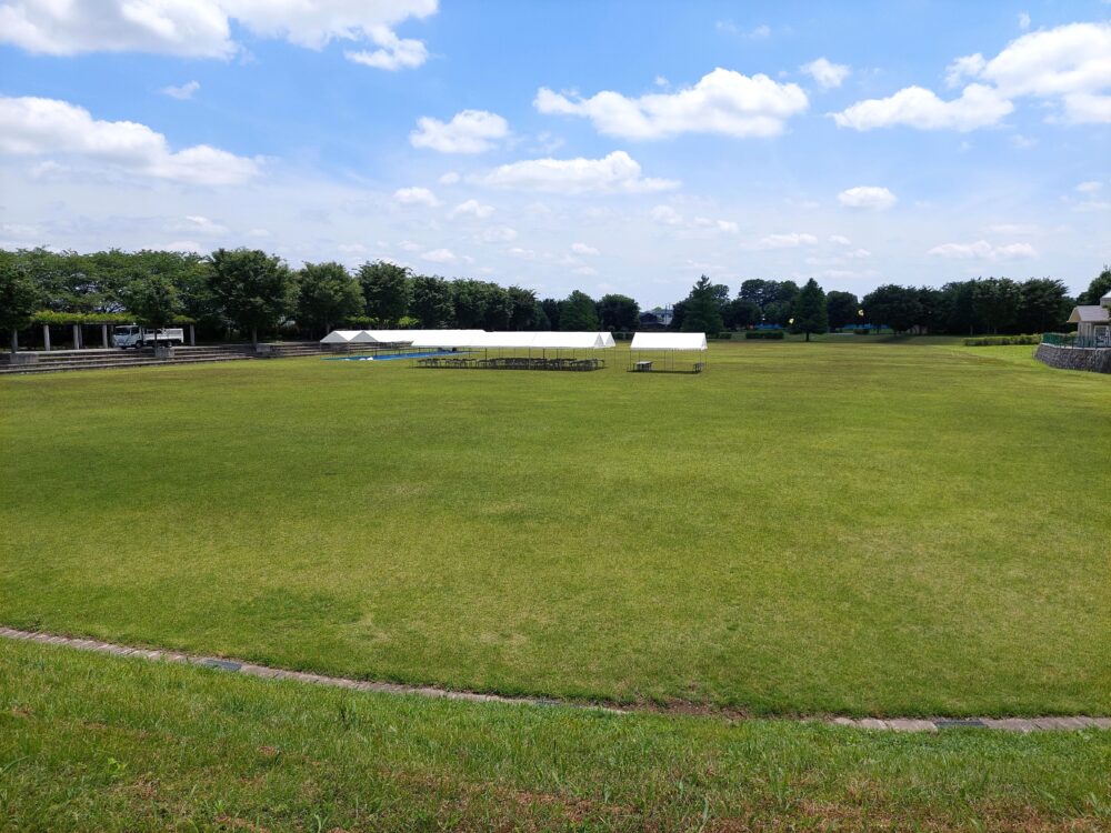 権現堂1号公園の運動広場