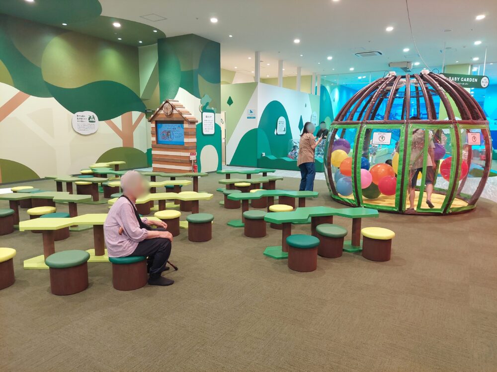 ちきゅうのにわ羽生店の森エリア