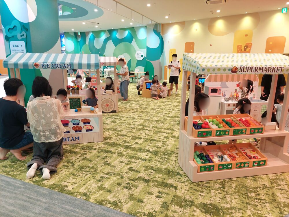 ちきゅうのにわ羽生店の都市エリア