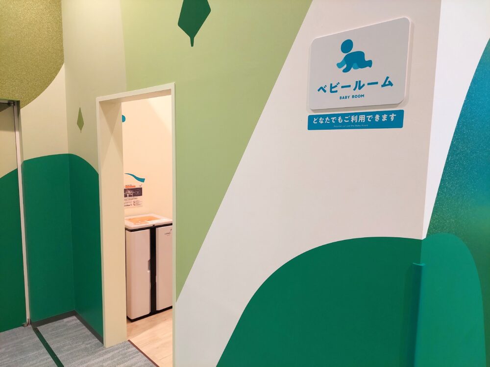 ちきゅうのにわ羽生店のベビールーム