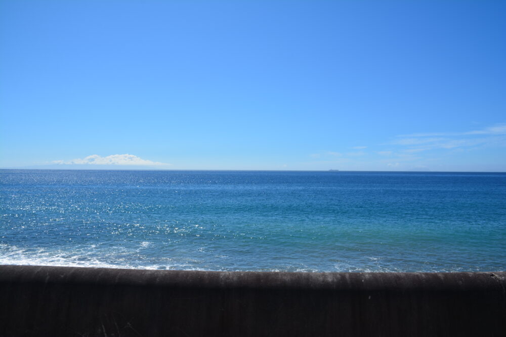 お造りの宿 味湯海亭 福松荘前の綺麗な海