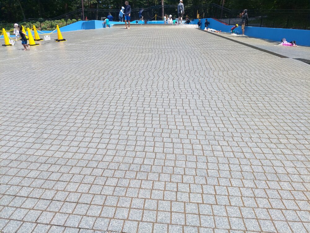 国営武蔵丘陵森林公園の水遊び場