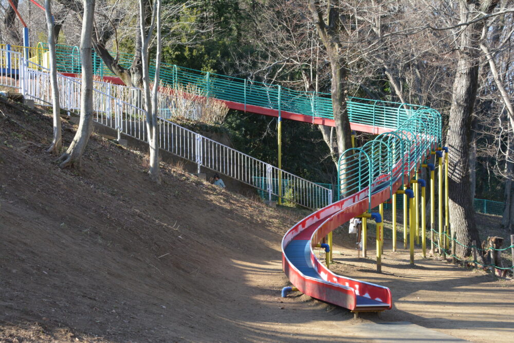 北本市自然公園のローラーコースター