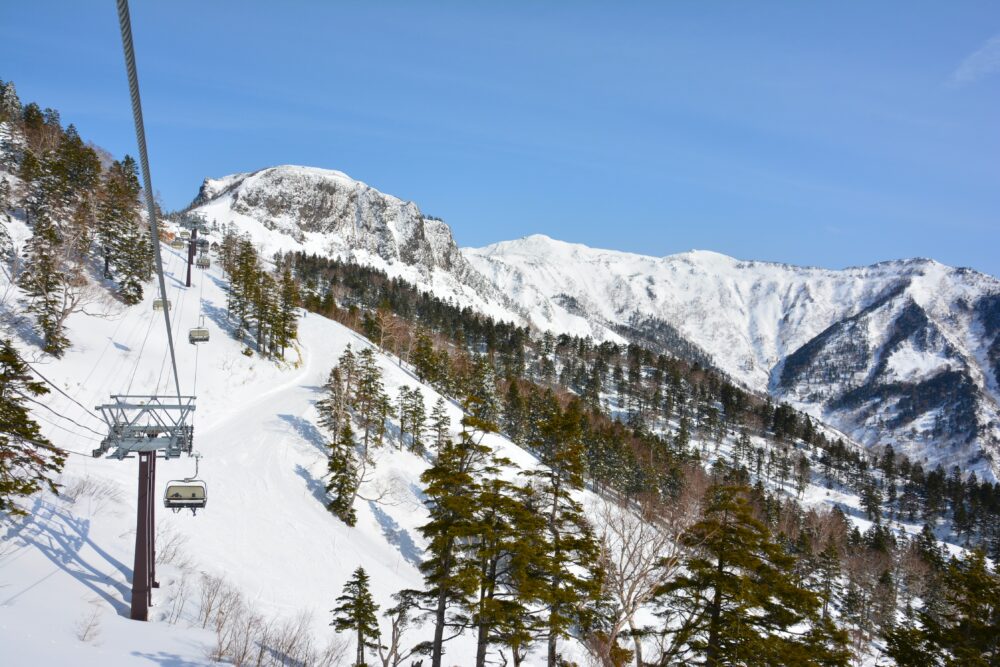 スキー場の景色