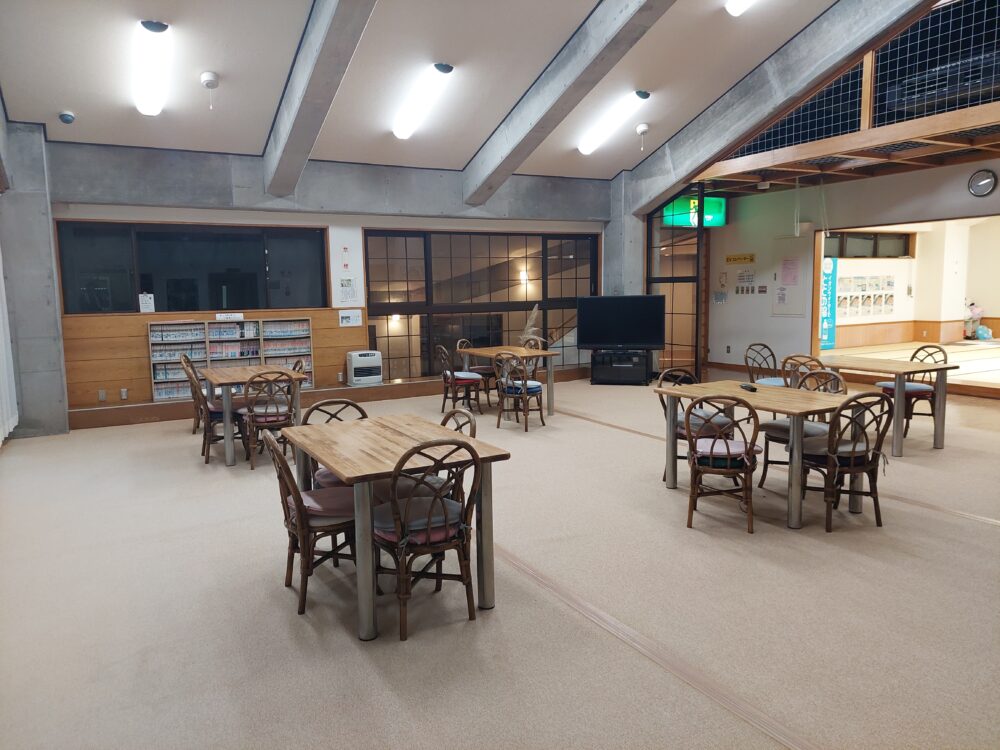 みのわファミリーハウス内の休憩所