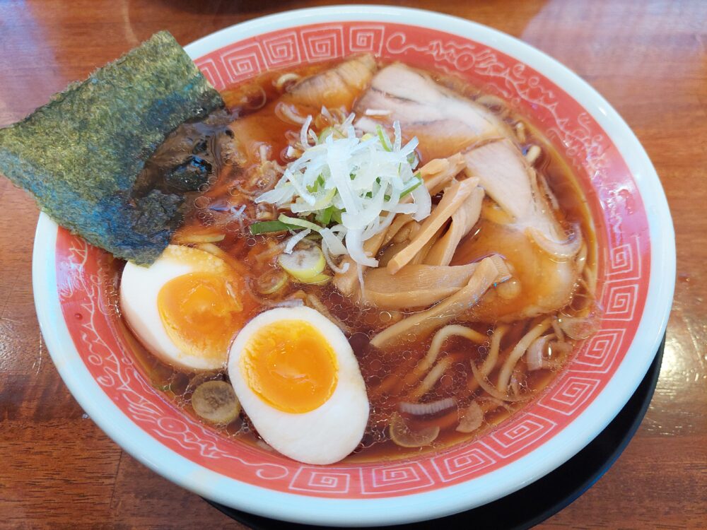 ラーメンあづまや本店のしょうが醤油ラーメン