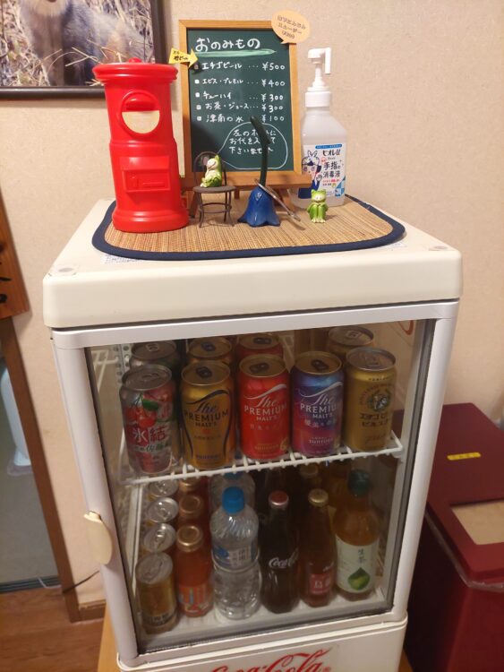 逆巻温泉 川津屋で売っている飲み物