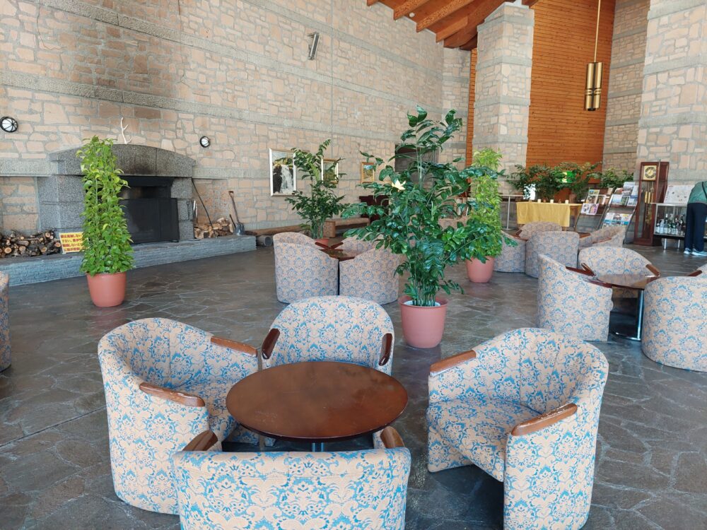 倉渕川浦温泉 はまゆう山荘のロビー