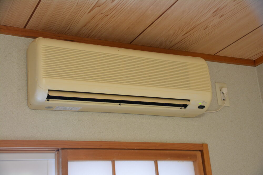 逆巻温泉 川津屋のエアコン