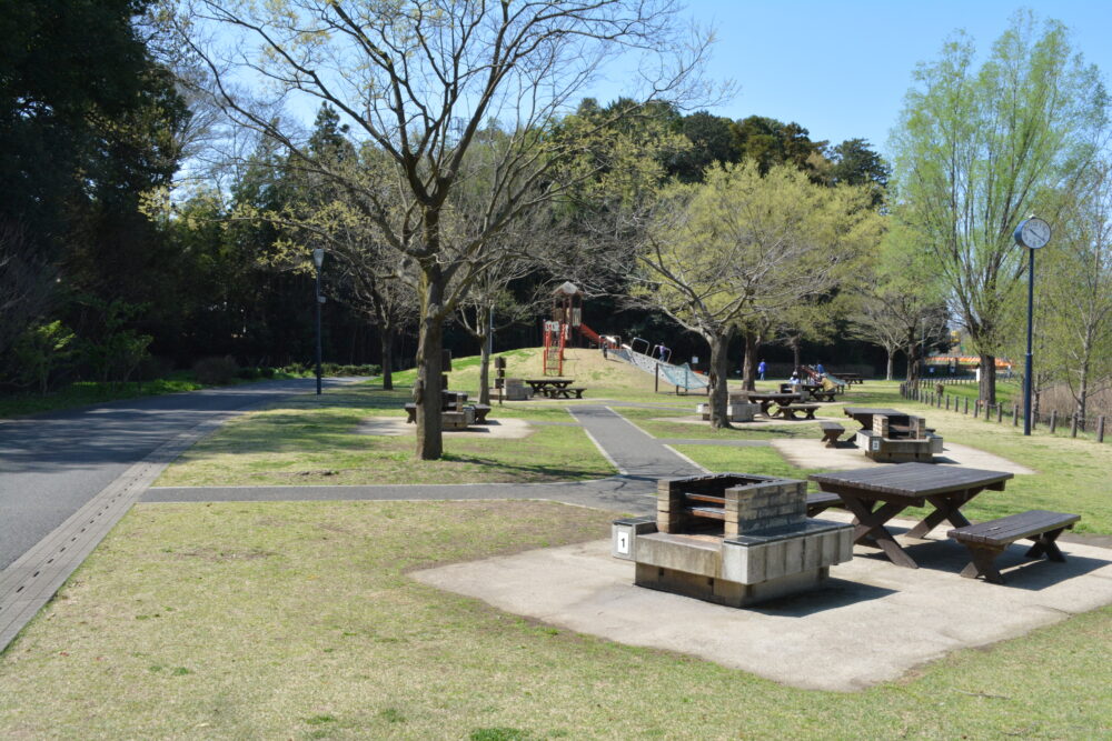 秋葉の森総合公園のバーベキュー広場