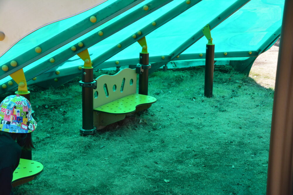 秋葉の森総合公園・アスレチック広場の大型遊具