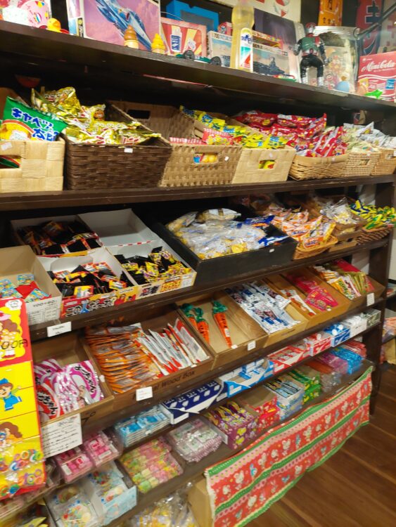 玉川温泉の駄菓子コーナー