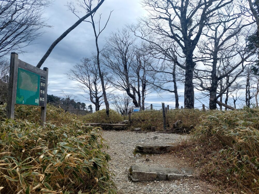 大台ヶ原の登山道