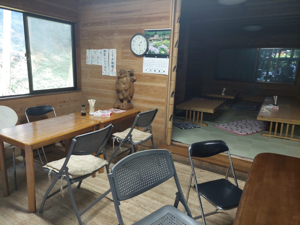 黒山園/黒山三滝お休み処の店内