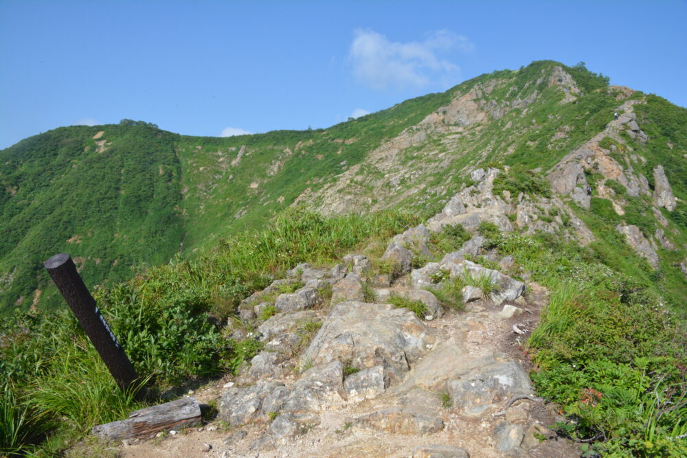 飯豊山の剣ヶ峰