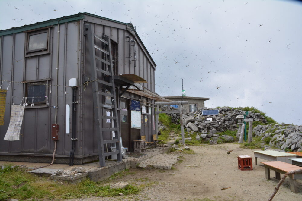 飯豊山の本山小屋