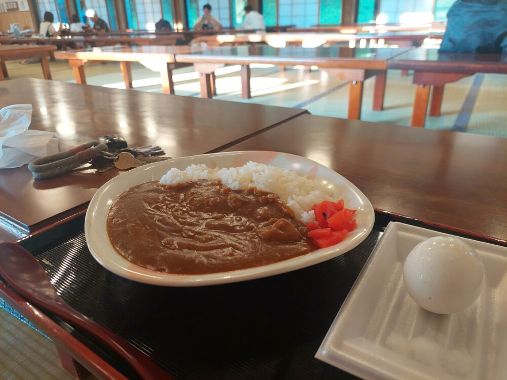 蔵の湯で食べたカレーライス