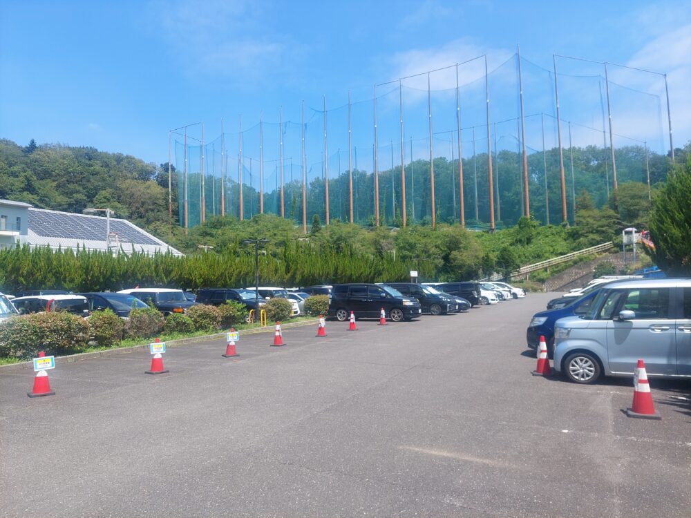 ニューサンピア埼玉おごせの夏季プール利用者用駐車場