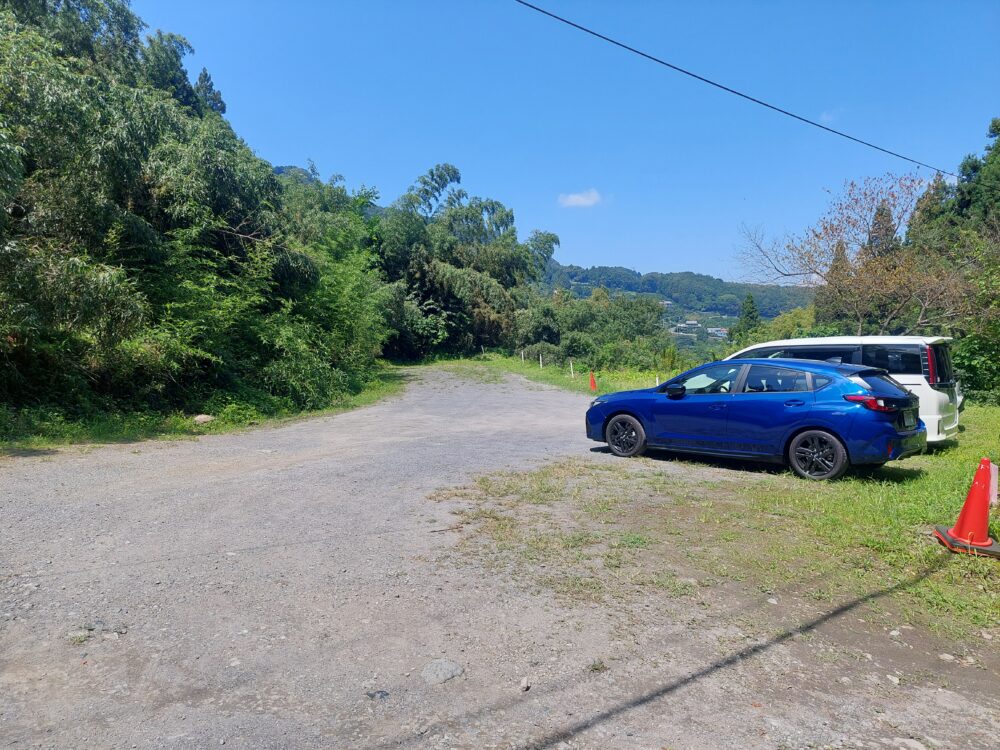 風布にじます釣り堀センターの第2駐車場