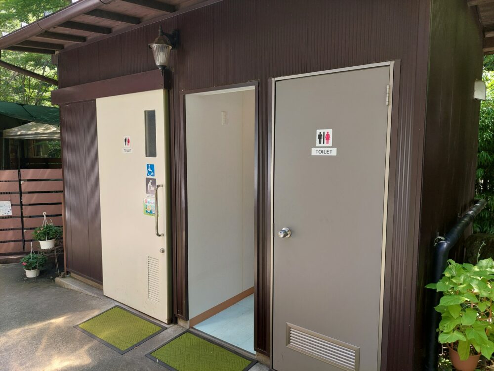 風布にじます釣り堀センターのトイレ