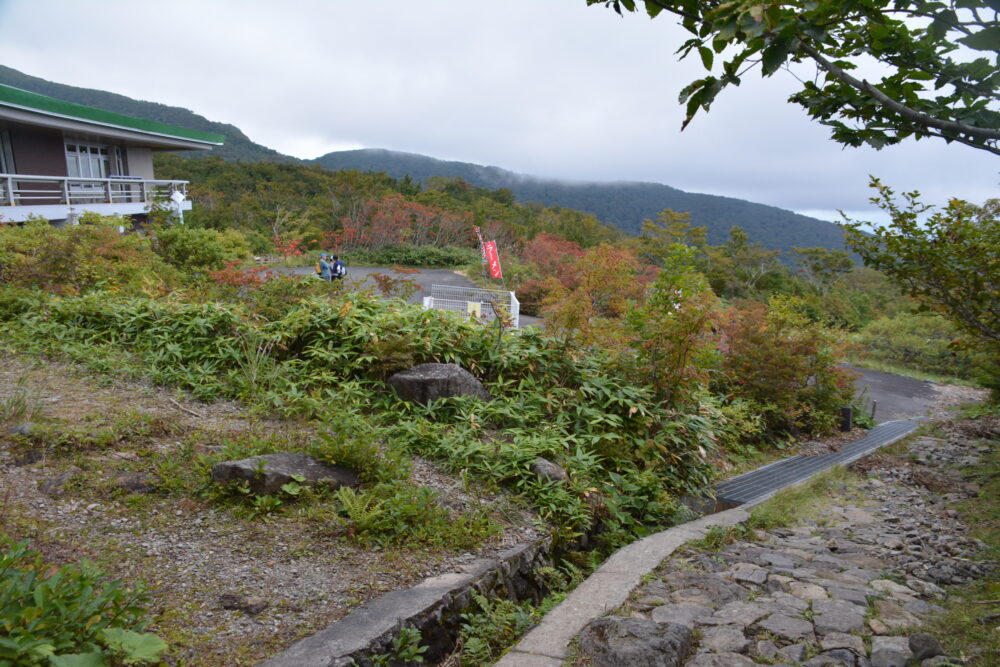 栗駒山のいわかがみ平にあるレストハウス