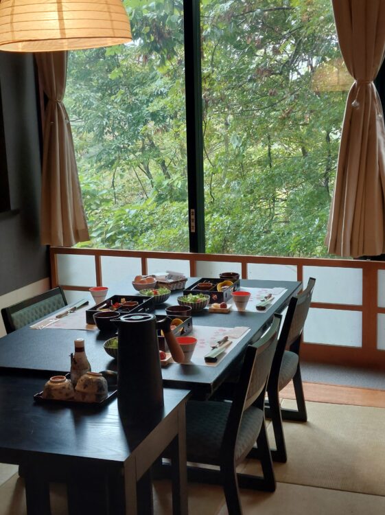 鳴子温泉郷 中山平温泉 うなぎ湯の宿 旬樹庵 琢ひでの朝食