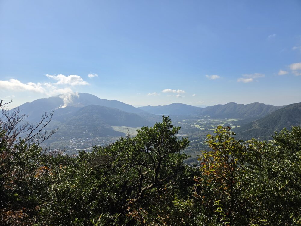 金時山から見た箱根のカルデラ